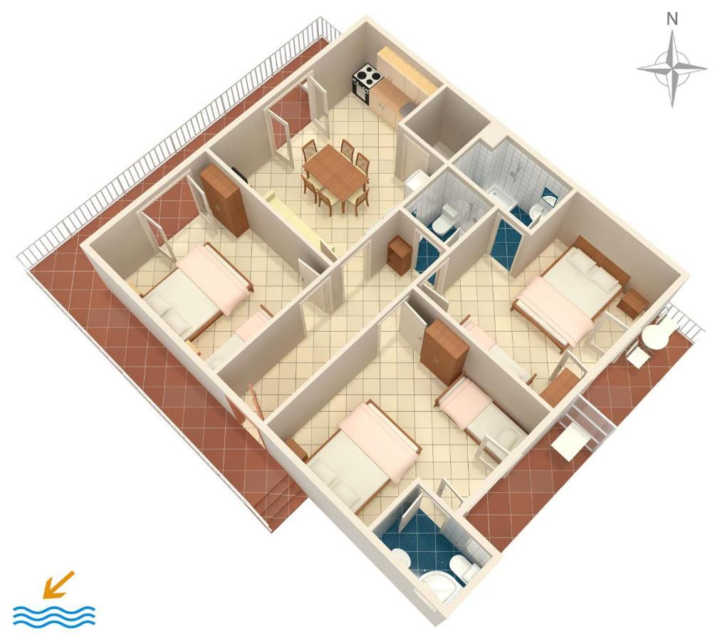 Apartments By The Sea Podaca, Makarska - 515 Εξωτερικό φωτογραφία